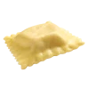 Ravioloni with Smoked Cooked Ham and Nonno Nanni Lactose-Free Robiola