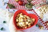 Potato gnocchi with gorgonzola fondue, caramelized pears, and thyme